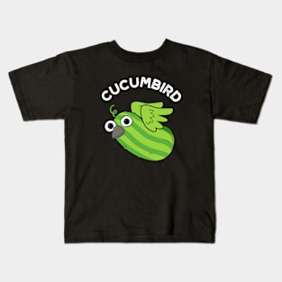 Cucumbird Funny Veggie Cucumber Pun Kids T-Shirt